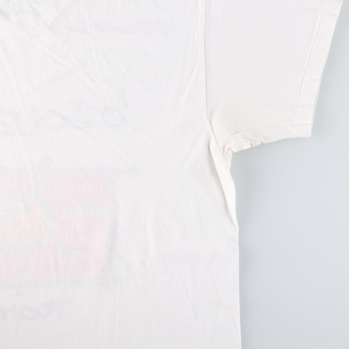 90'S Vintage Printed T-Shirt, Men's Size L unclear white type Vintage Second Hand