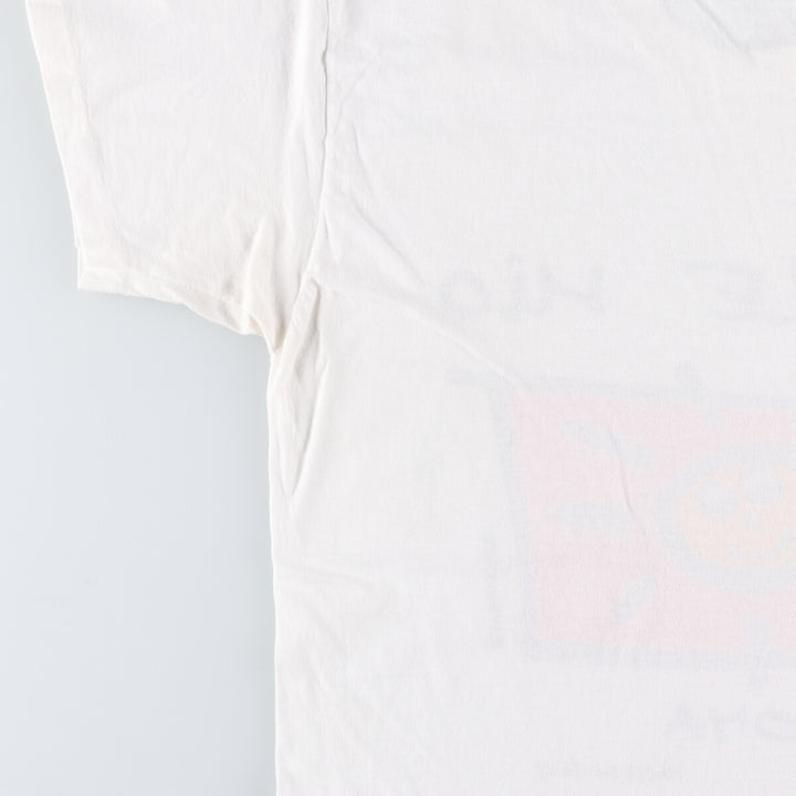 90'S Vintage Printed T-Shirt, Men's Size L unclear white type Vintage Second Hand