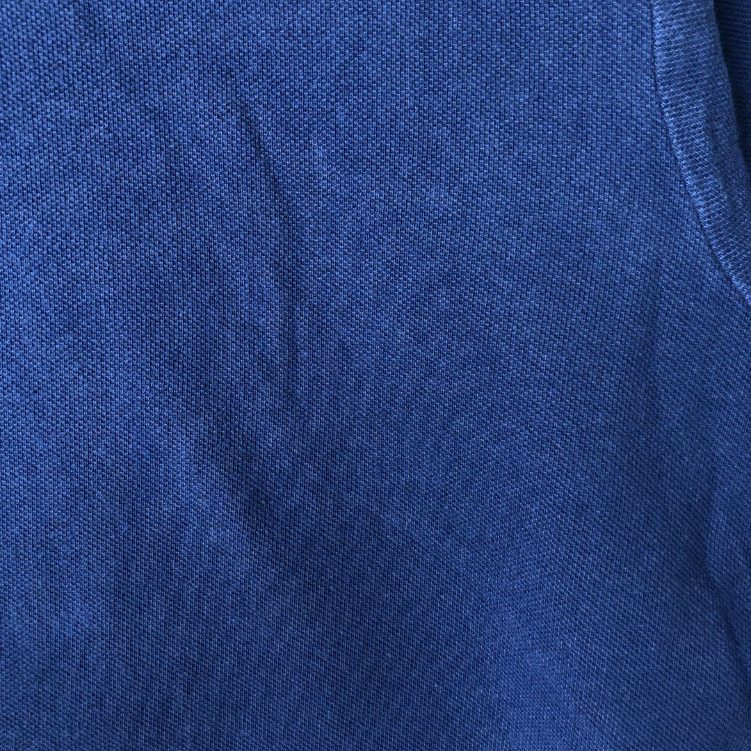 Ralph Lauren POLO RALPH LAUREN CLASSIC FIT short sleeve polo shirt for men size L cotton navy blue type Vintage Second Hand