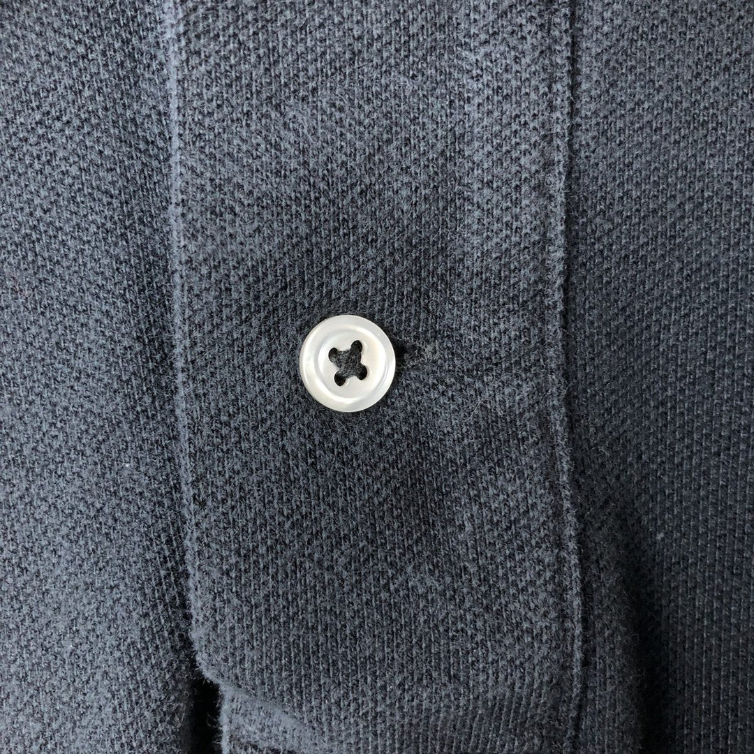 Ralph Lauren POLO RALPH LAUREN CUSTOM FIT short sleeve polo shirt men's XL equivalent cotton black type Vintage Second Hand