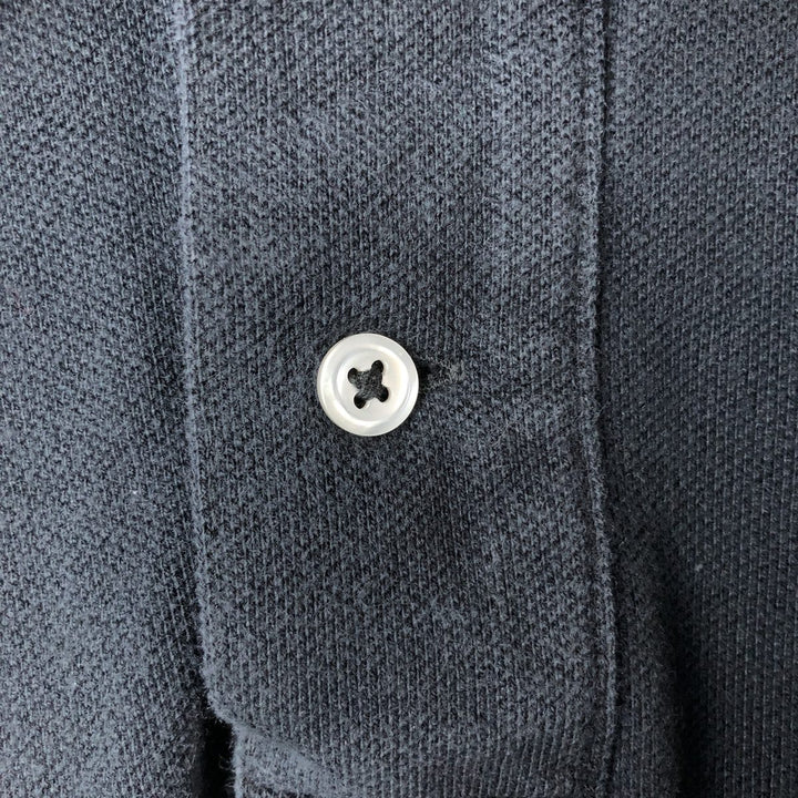Ralph Lauren POLO RALPH LAUREN CUSTOM FIT short sleeve polo shirt men's XL equivalent cotton black type Vintage Second Hand