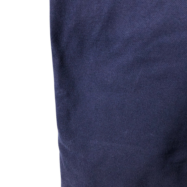 Ralph Lauren POLO by Ralph Lauren short sleeve polo shirt, men's XL size cotton navy blue type Vintage Second Hand