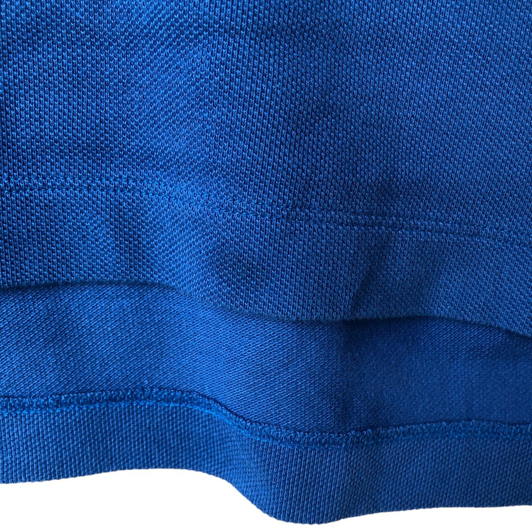 Ralph Lauren POLO by Ralph Lauren long sleeve polo shirt, men's size L unclear blue type Vintage Second Hand