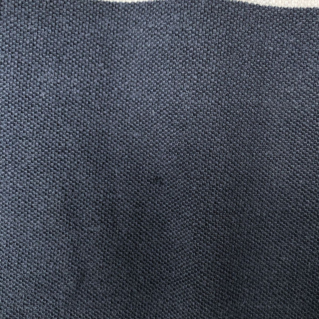 Ralph Lauren CHAPS short sleeve polo shirt, men's size L cotton black type Vintage Second Hand