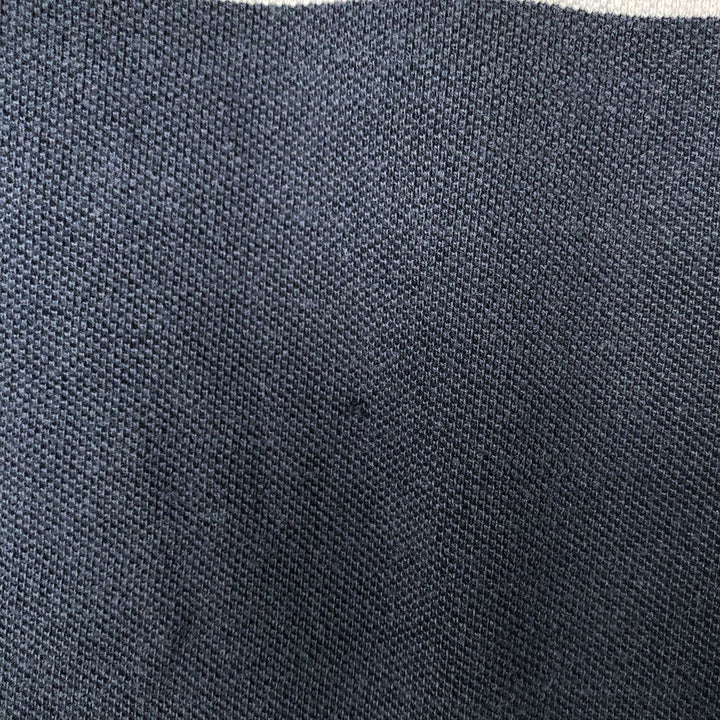 Ralph Lauren CHAPS short sleeve polo shirt, men's size L cotton black type Vintage Second Hand