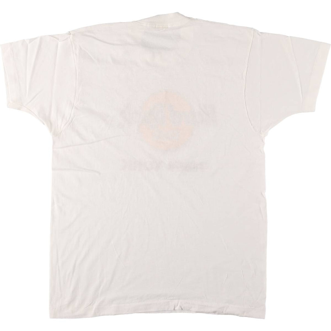 90'S Screen Stars HARD ROCK CAFE NEW YORK Hard Rock Cafe Advertising T-Shirt, Vintage, Made in USA cotton white type Vintage Second Hand
