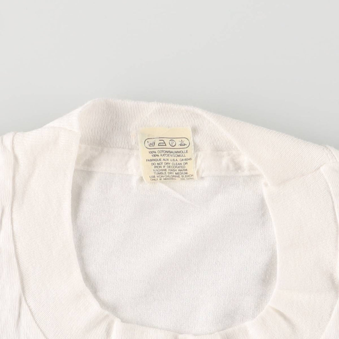 90'S Screen Stars HARD ROCK CAFE NEW YORK Hard Rock Cafe Advertising T-Shirt, Vintage, Made in USA cotton white type Vintage Second Hand