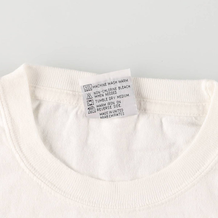 HARD ROCK CAFE AMSTERDAM Hard Rock Cafe Amsterdam Advertising T-shirt Men's XL cotton white type Vintage Second Hand
