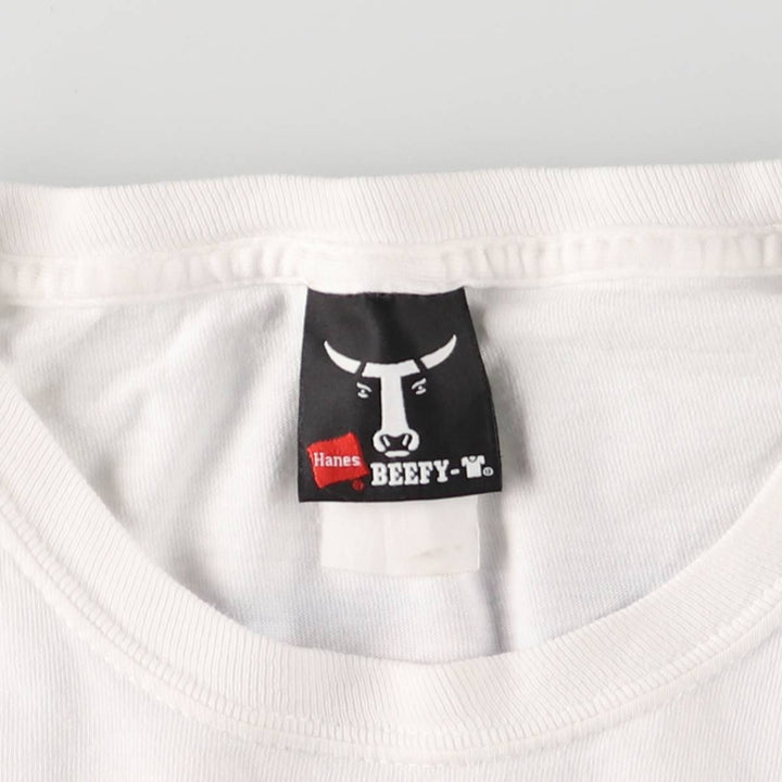 2000'S Hanes In-N-Out Burger Advertising T-Shirt, Men's XL unclear white type Vintage Second Hand