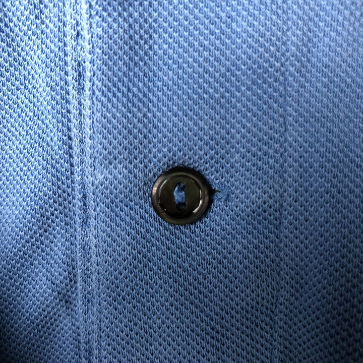 Lacoste LACOSTE French design short sleeve polo shirt size 6 men's XL equivalent cotton Blue type light blue Vintage Second Hand