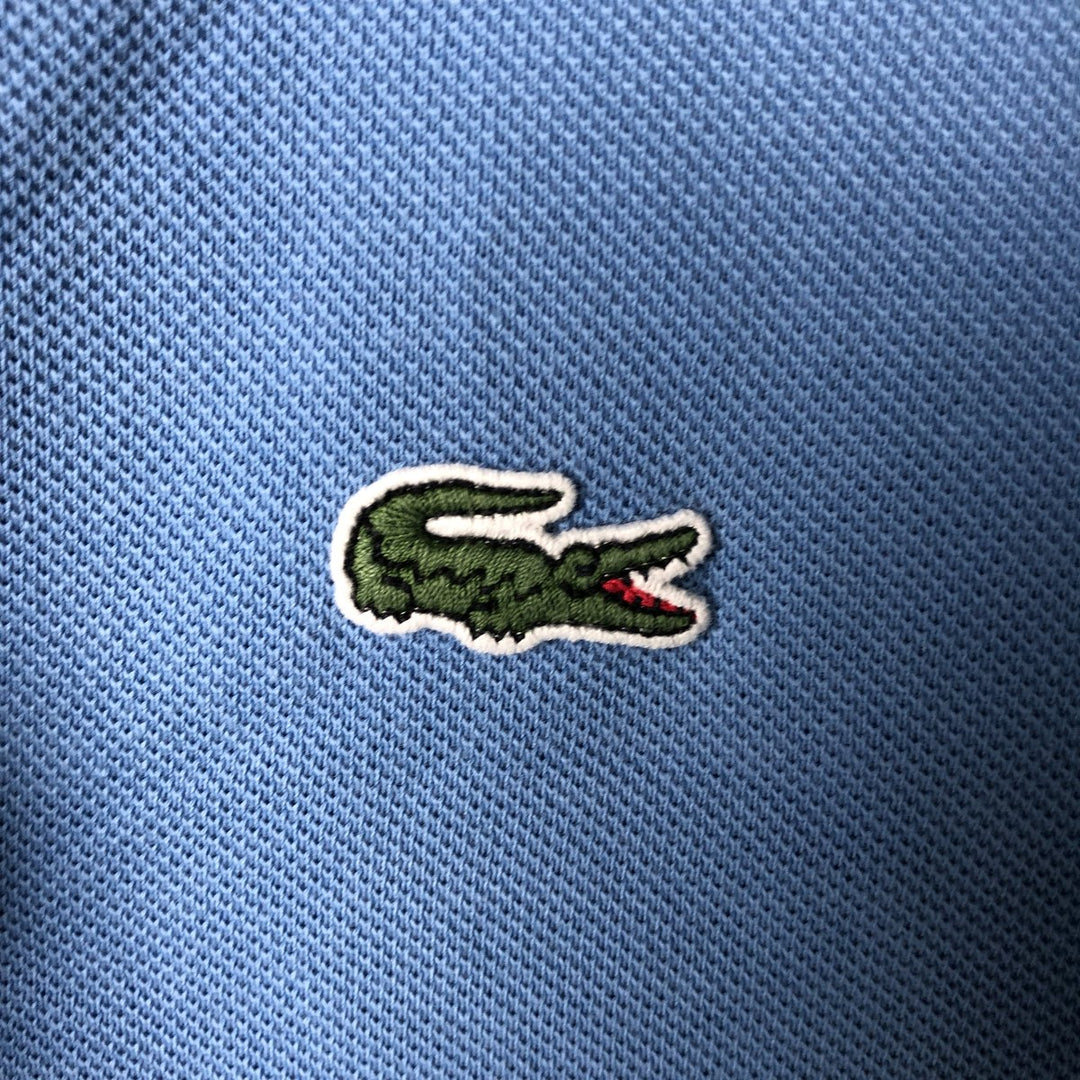 Lacoste LACOSTE French design short sleeve polo shirt size 6 men's XL equivalent cotton Blue type light blue Vintage Second Hand