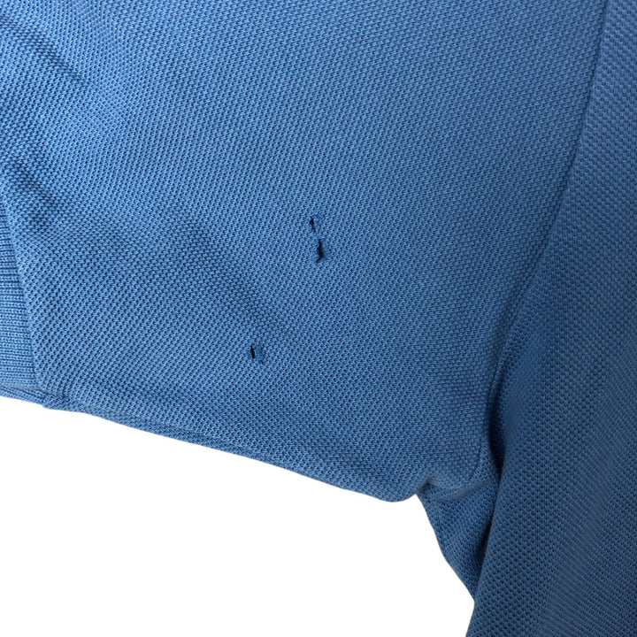 Lacoste LACOSTE French design short sleeve polo shirt size 6 men's XL equivalent cotton Blue type light blue Vintage Second Hand