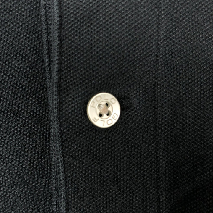 Ralph Lauren POLO GOLF Short Sleeve Polo Shirt Men's M Pima Cotton black type Vintage Second Hand