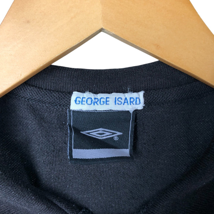 UMBRO short sleeve polo shirt, men's size L unclear black type Vintage Second Hand