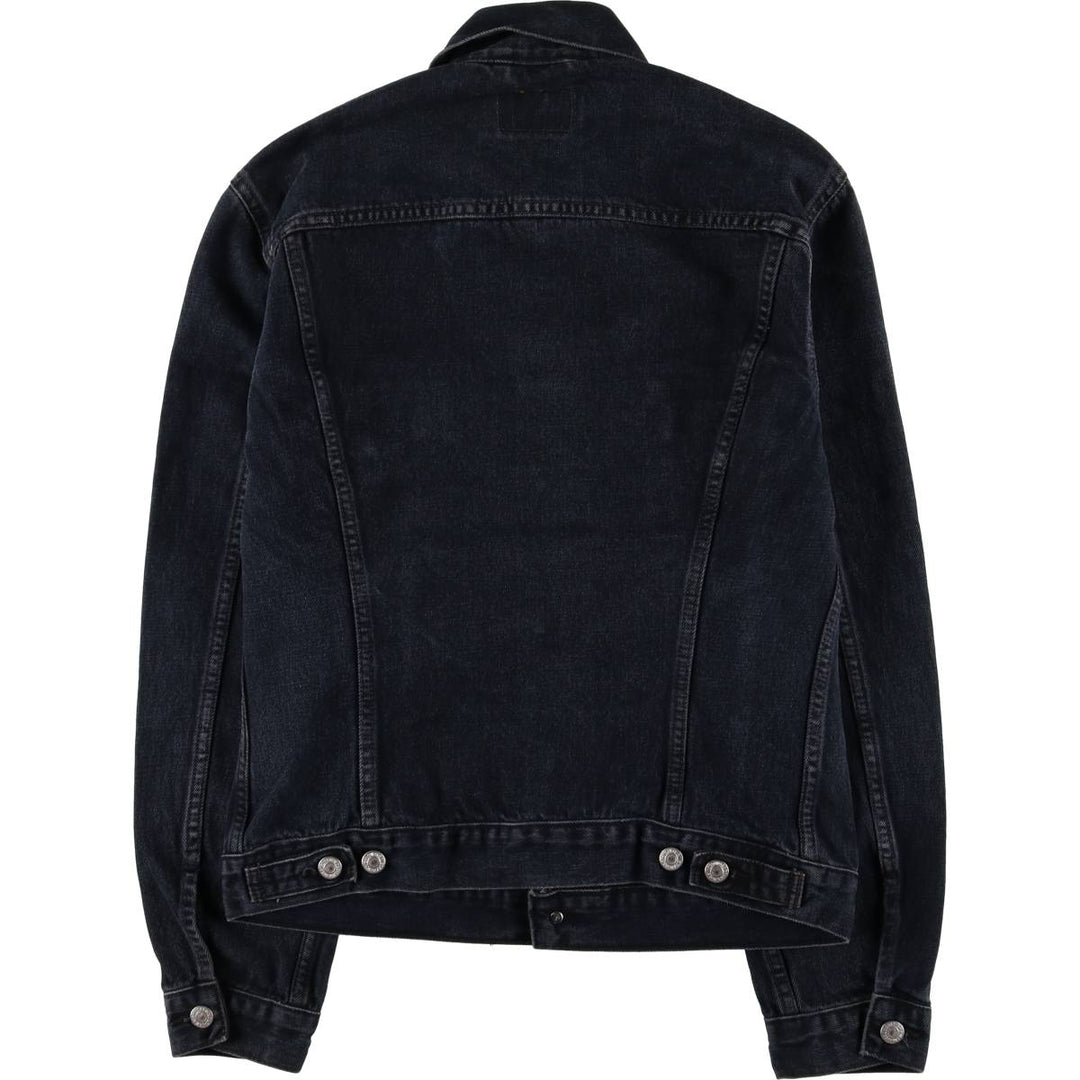 Levi's 70500-0473 Euro Model Black Denim Jacket, Men's Size L cotton black type Vintage Second Hand