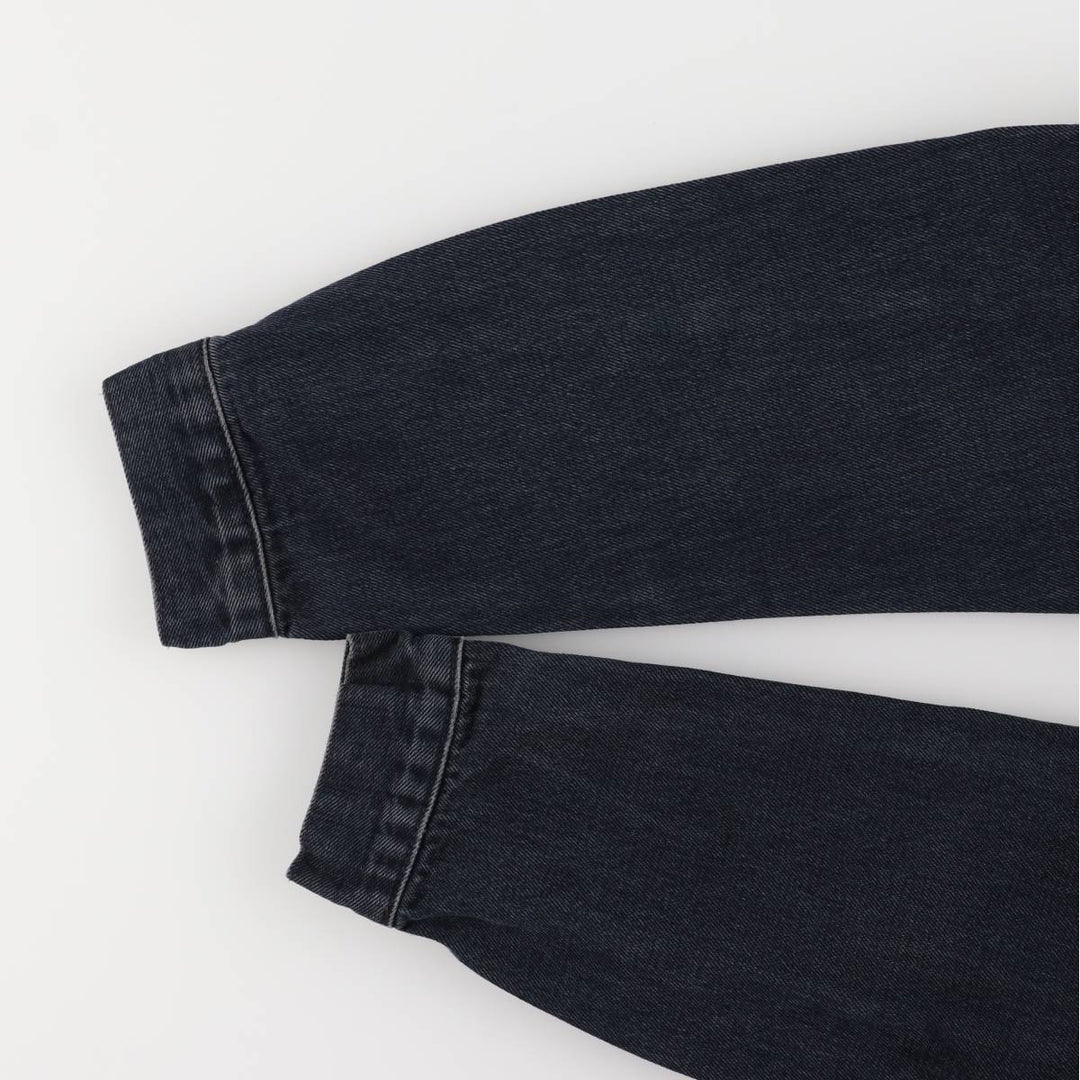 Levi's 70500-0473 Euro Model Black Denim Jacket, Men's Size L cotton black type Vintage Second Hand