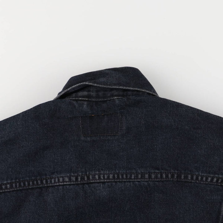 Levi's 70500-0473 Euro Model Black Denim Jacket, Men's Size L cotton black type Vintage Second Hand