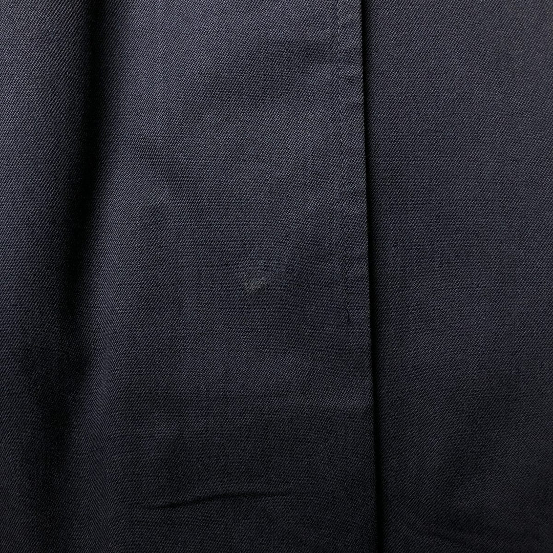 Burberry's London Balmacaan Coat, Made in England, Men's Size L cotton navy blue type Vintage Second Hand