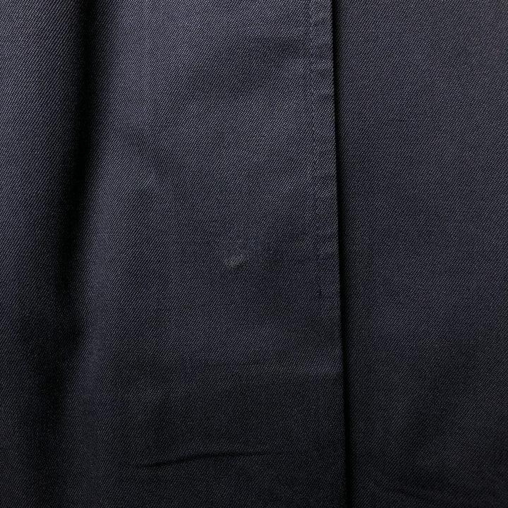 Burberry's London Balmacaan Coat, Made in England, Men's Size L cotton navy blue type Vintage Second Hand