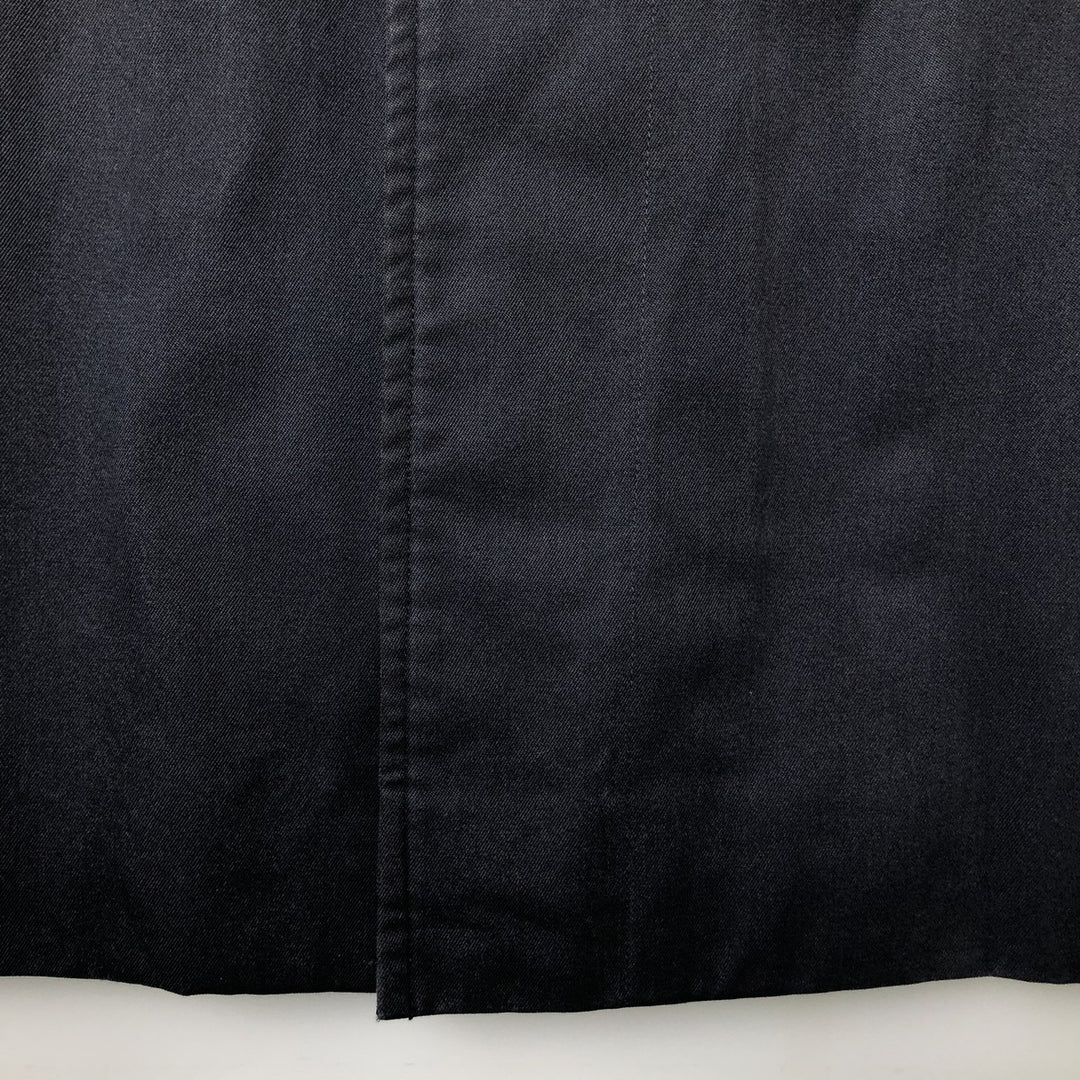 Burberry's London Balmacaan Coat, Made in England, Men's Size L cotton navy blue type Vintage Second Hand