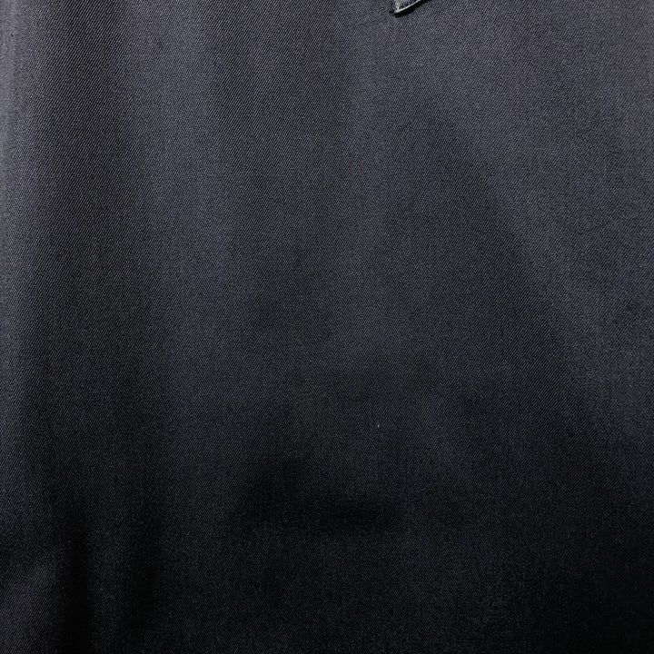 Burberry's London Balmacaan Coat, Made in England, Men's Size L cotton navy blue type Vintage Second Hand