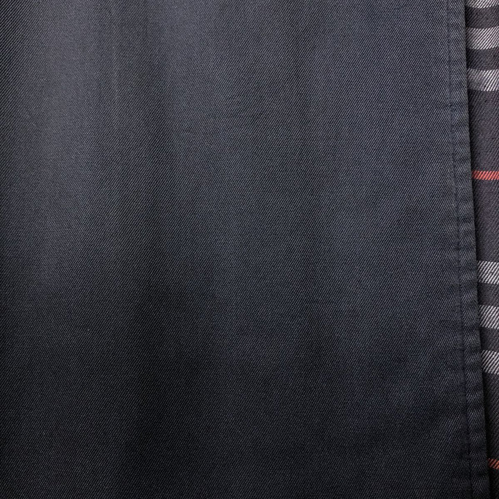 Burberry's London Balmacaan Coat, Made in England, Men's Size L cotton navy blue type Vintage Second Hand