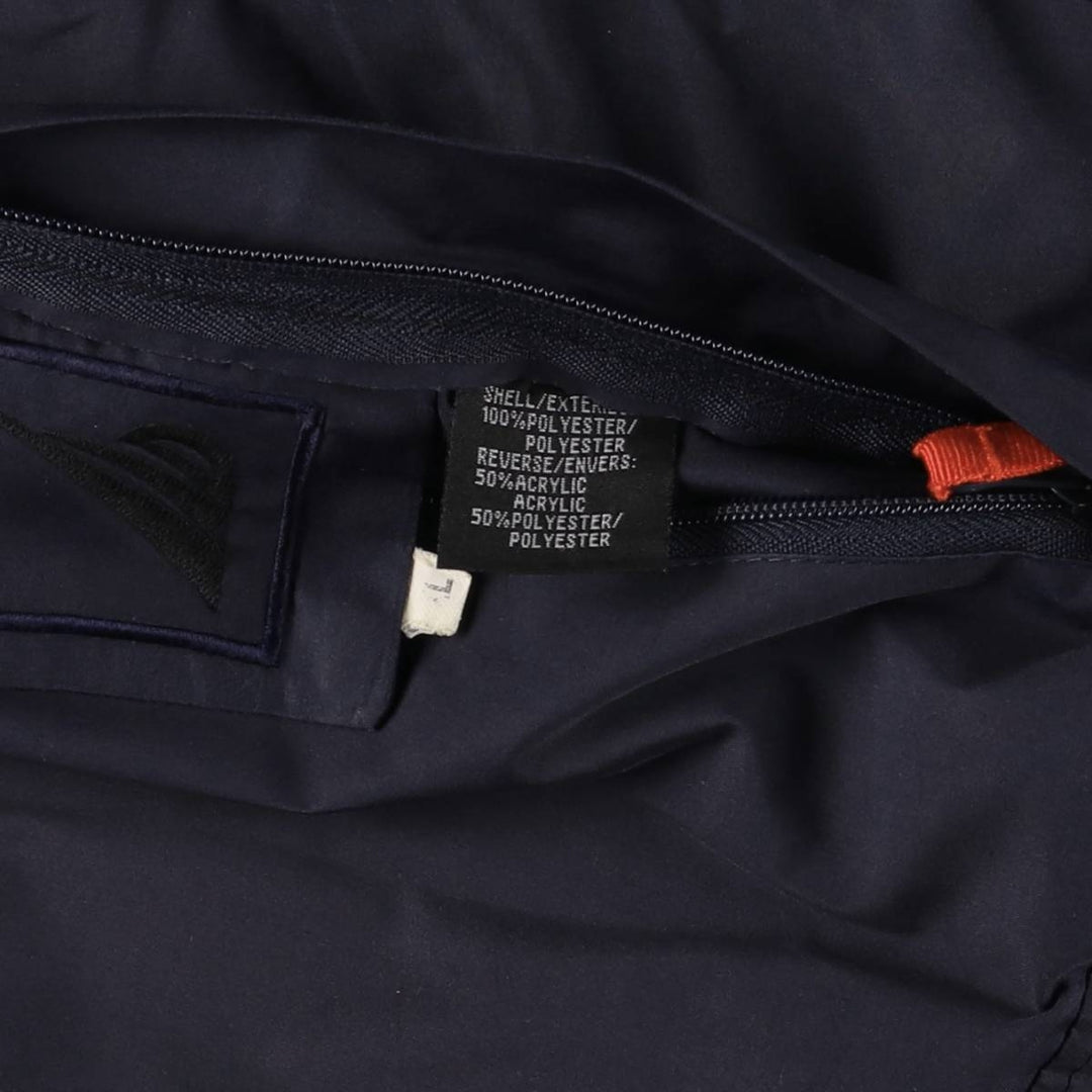 90'S Nautica reversible padded puffer jacket, men's size L polyester navy blue type Vintage Second Hand