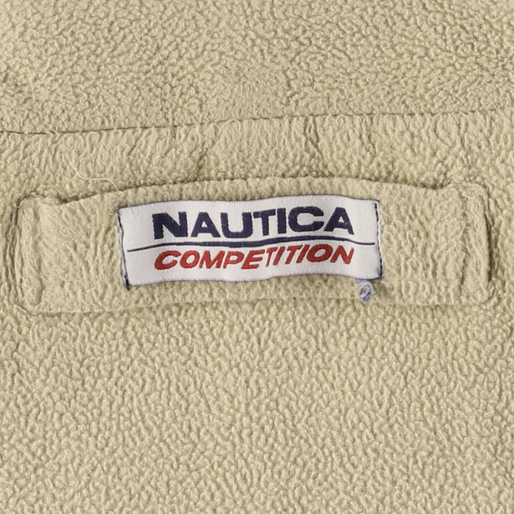 90'S Nautica reversible padded puffer jacket, men's size L polyester navy blue type Vintage Second Hand