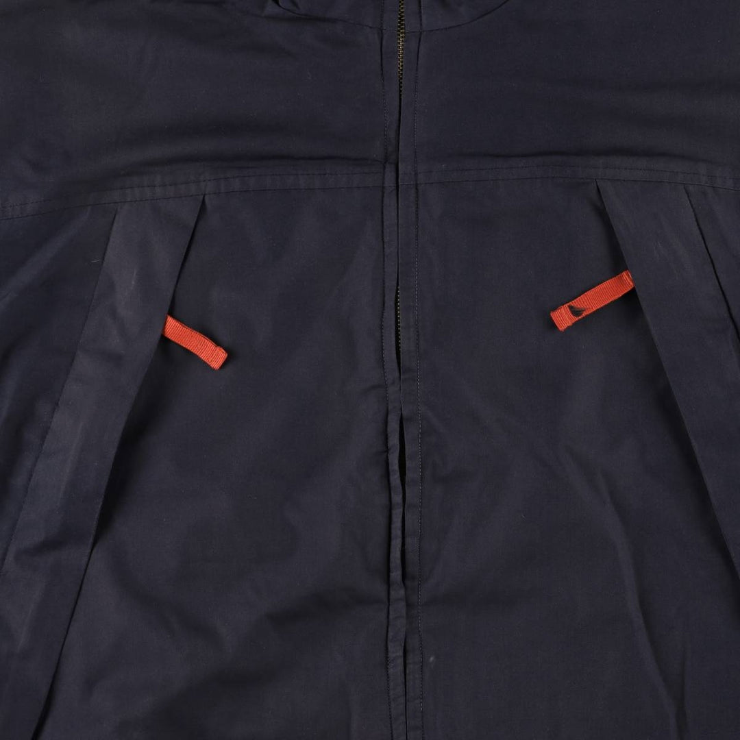 90'S Nautica reversible padded puffer jacket, men's size L polyester navy blue type Vintage Second Hand