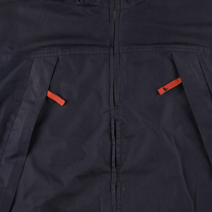 90'S Nautica reversible padded puffer jacket, men's size L polyester navy blue type Vintage Second Hand