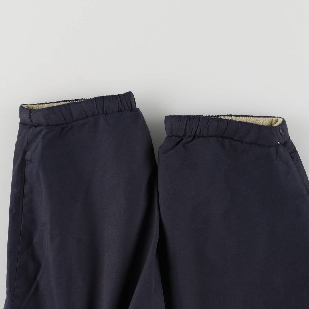 90'S Nautica reversible padded puffer jacket, men's size L polyester navy blue type Vintage Second Hand