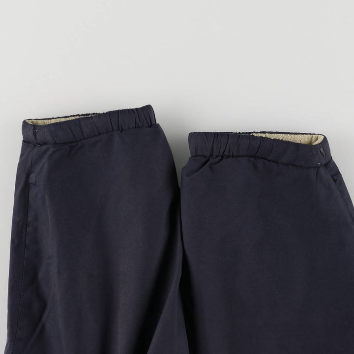 90'S Nautica reversible padded puffer jacket, men's size L polyester navy blue type Vintage Second Hand