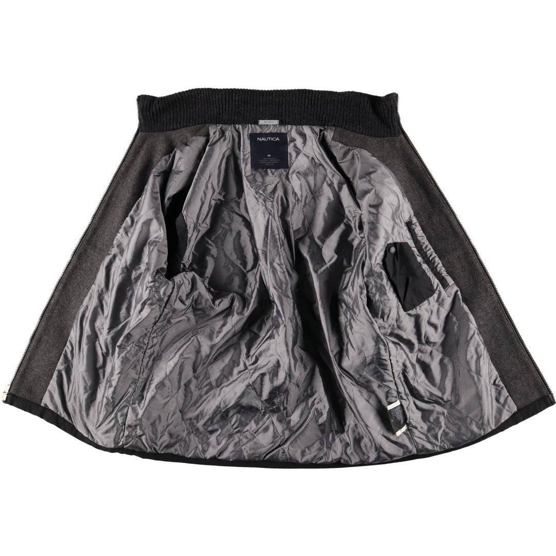 2000'S ~ Nautica padded puffer jacket, men's size M Nylon black type Vintage Second Hand