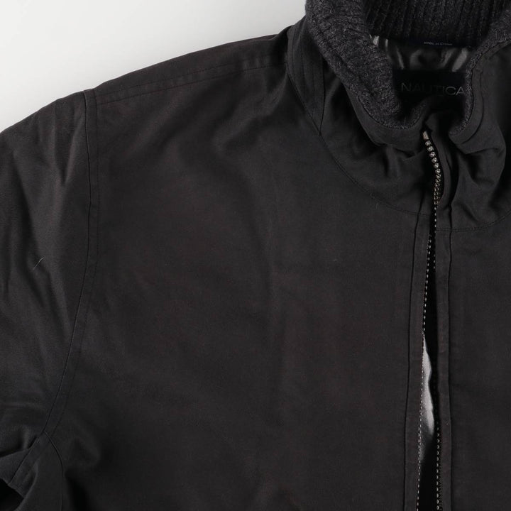 2000'S ~ Nautica padded puffer jacket, men's size M Nylon black type Vintage Second Hand