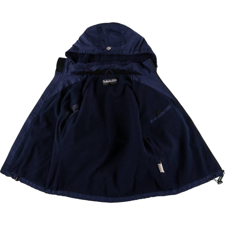 90s-00'S Timberland PEREORMANCE nylon parka, men's size XL Nylon navy blue type Vintage Second Hand