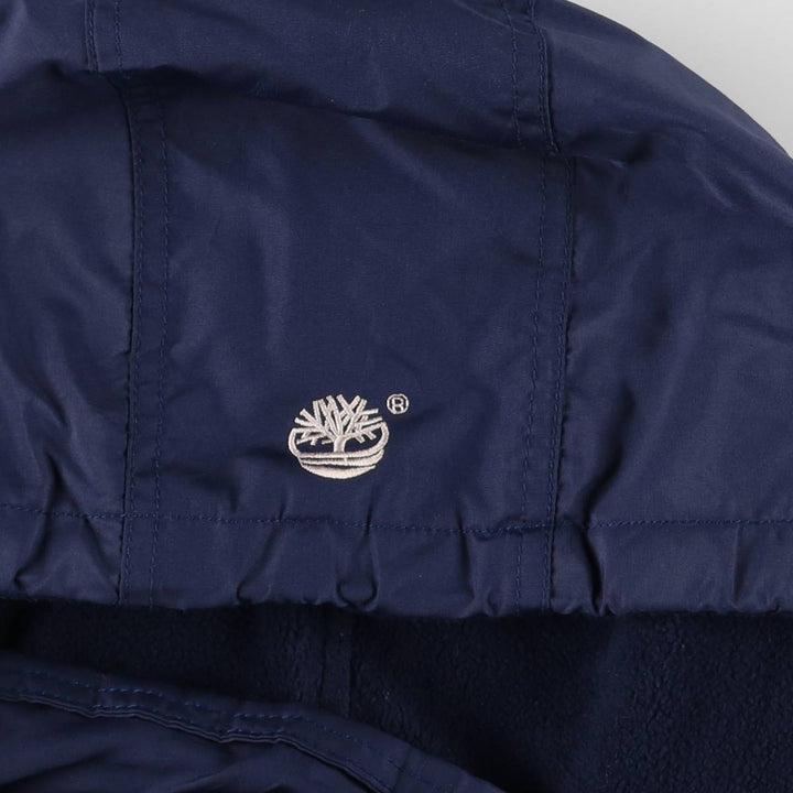 90s-00'S Timberland PEREORMANCE nylon parka, men's size XL Nylon navy blue type Vintage Second Hand