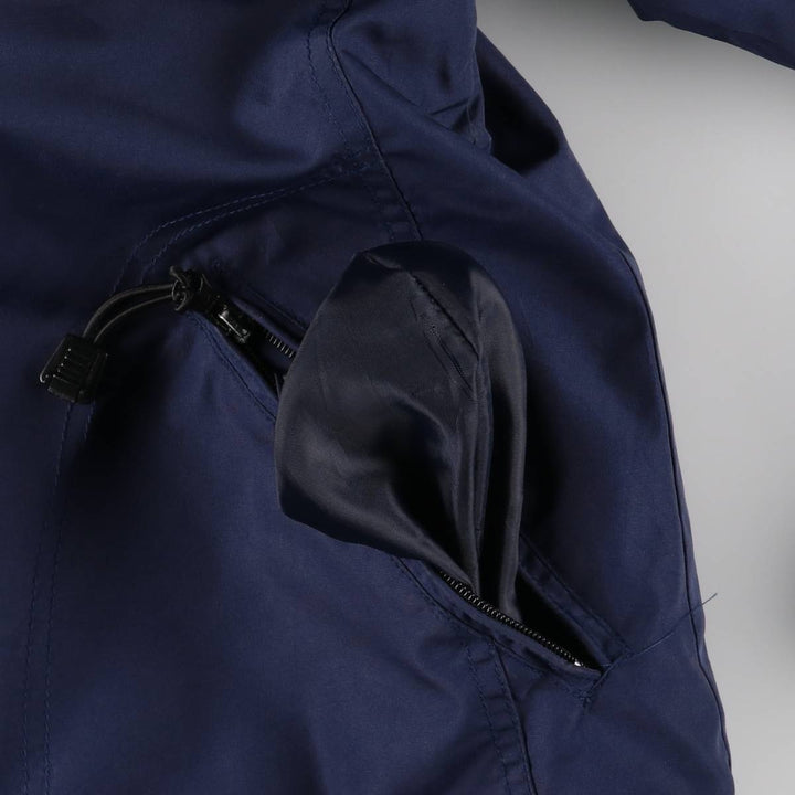 90s-00'S Timberland PEREORMANCE nylon parka, men's size XL Nylon navy blue type Vintage Second Hand