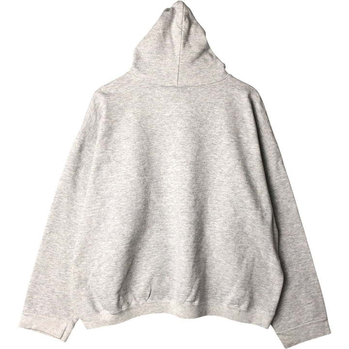 90'S Reebok Sweatshirt Pullover Hoodie Made in USA Men's L Size Vintage cotton gray type Vintage Second Hand