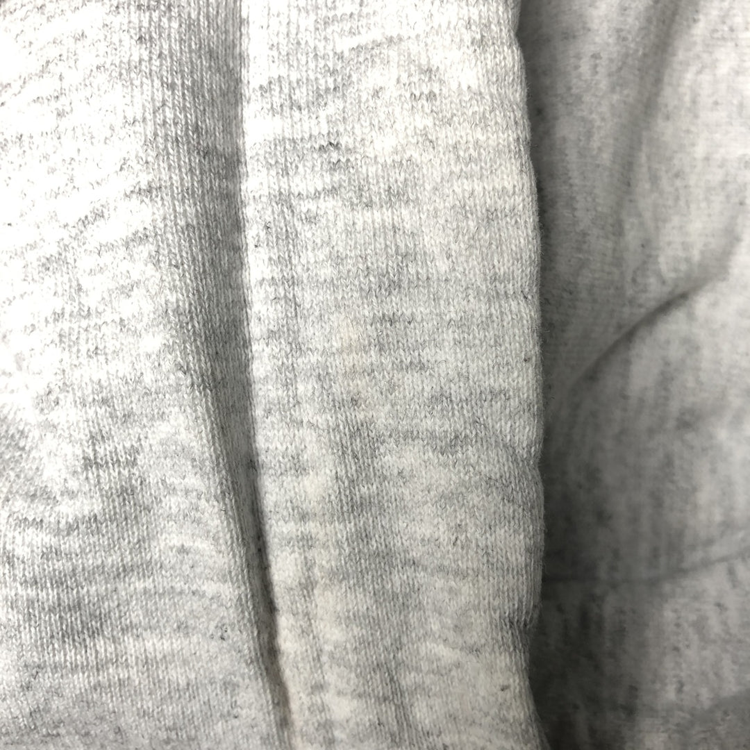 90'S Reebok Sweatshirt Pullover Hoodie Made in USA Men's L Size Vintage cotton gray type Vintage Second Hand