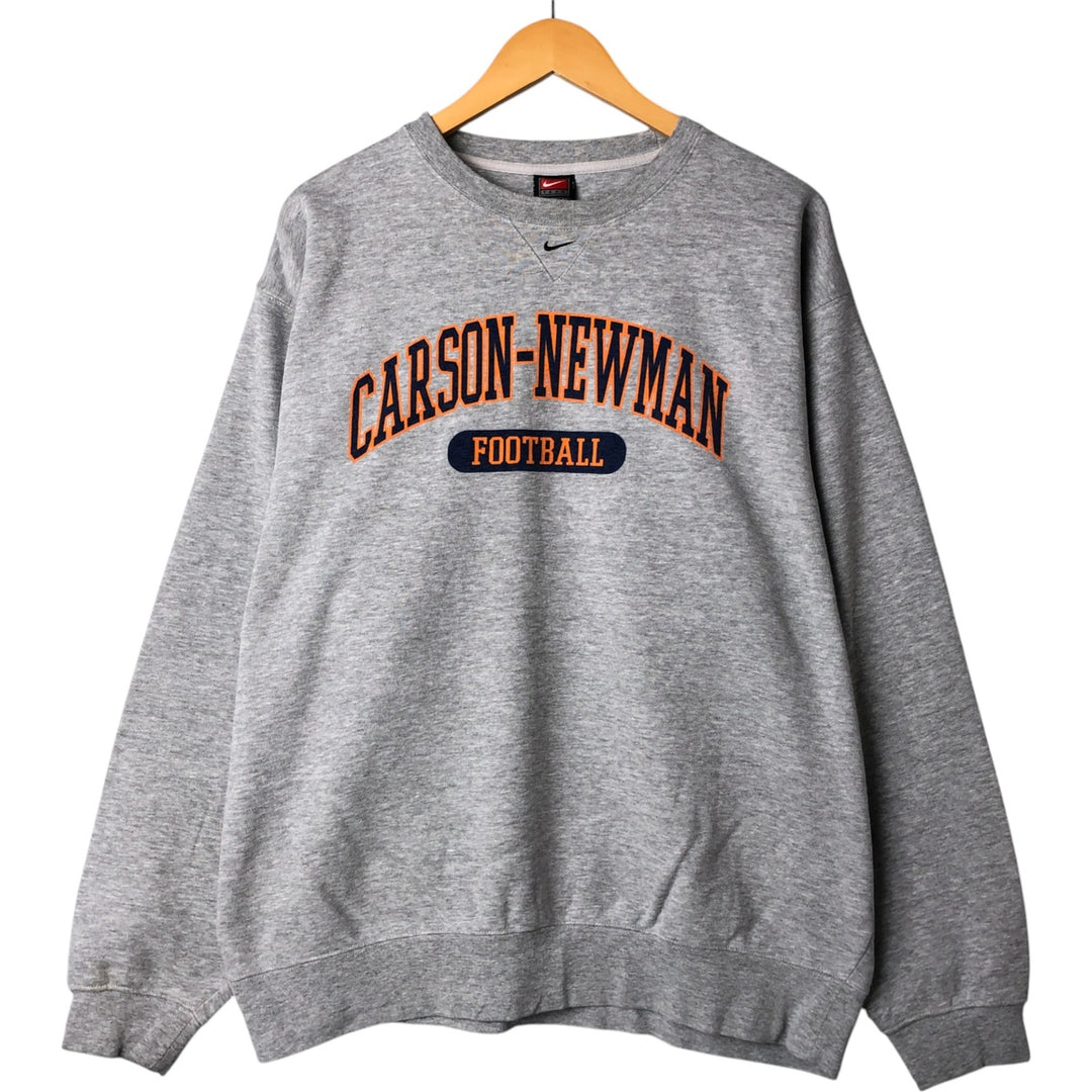 2000'S Nike Team College Sweatshirt, Men's Size XL cotton gray type Vintage Second Hand