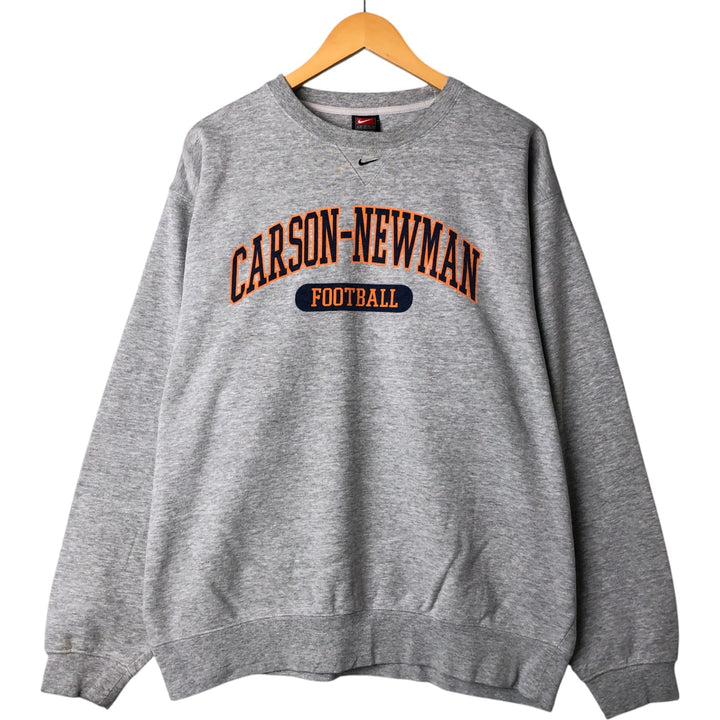 2000'S Nike Team College Sweatshirt, Men's Size XL cotton gray type Vintage Second Hand