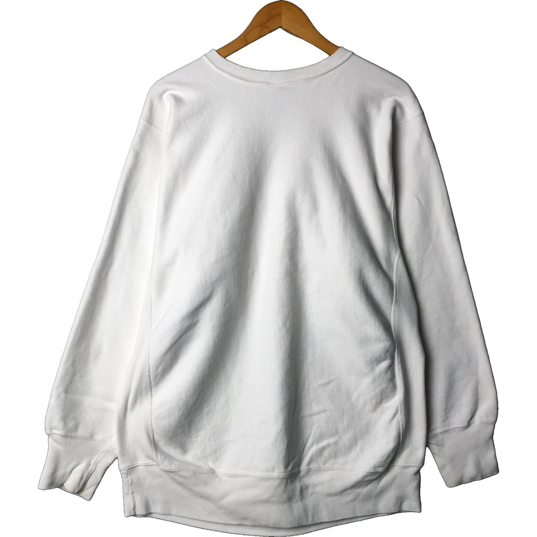 90'S Champion Reverse Weave Embroidered Bayer Advertising Sweatshirt, Made in USA, Men's XXL cotton gray type Vintage Second Hand