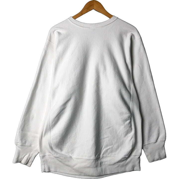 90'S Champion Reverse Weave Embroidered Bayer Advertising Sweatshirt, Made in USA, Men's XXL cotton gray type Vintage Second Hand