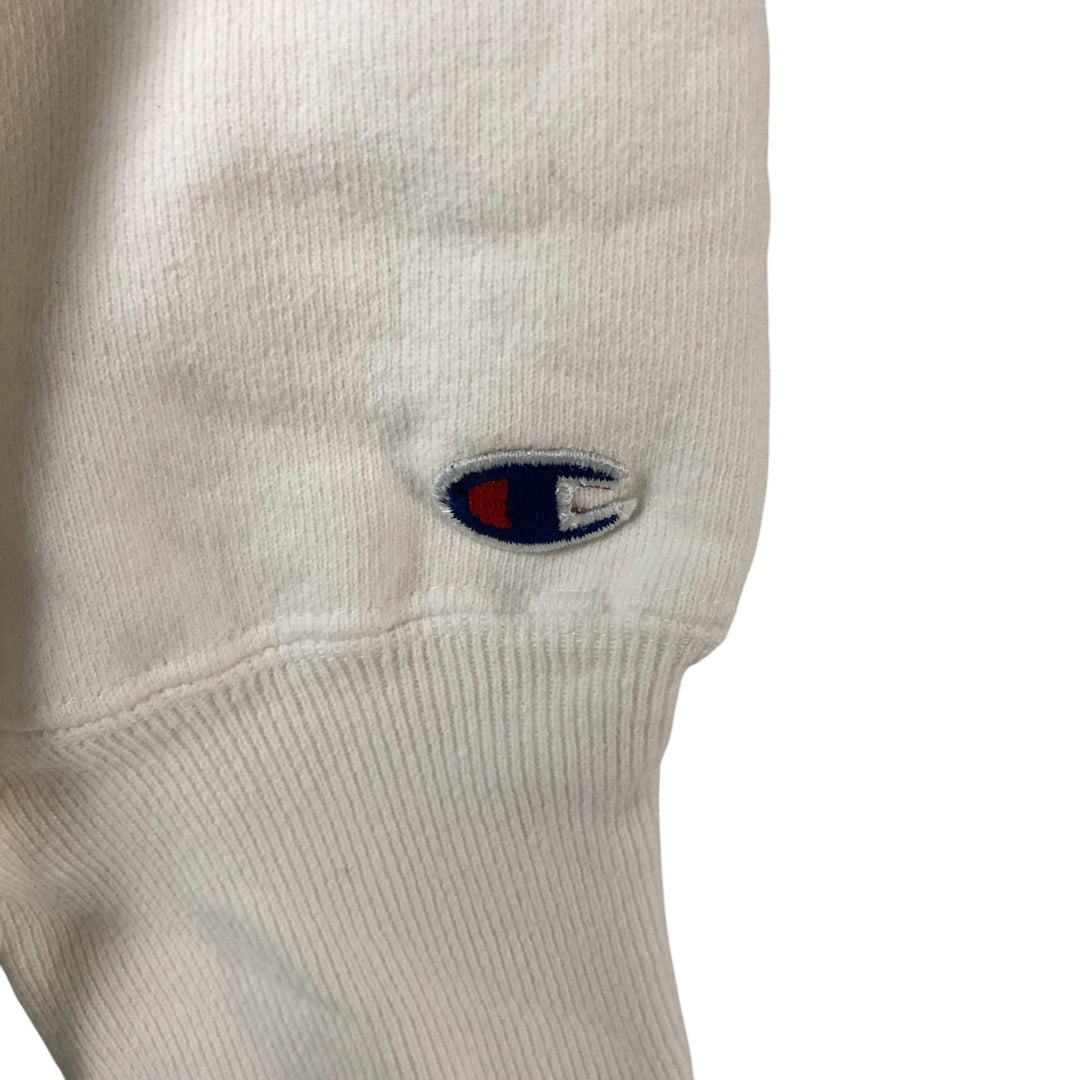 90'S Champion Reverse Weave Embroidered Bayer Advertising Sweatshirt, Made in USA, Men's XXL cotton gray type Vintage Second Hand
