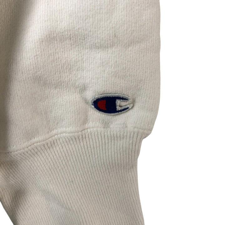 90'S Champion Reverse Weave Embroidered Bayer Advertising Sweatshirt, Made in USA, Men's XXL cotton gray type Vintage Second Hand