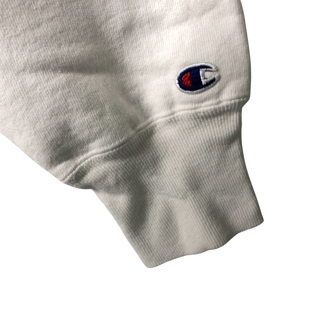 90'S Champion Reverse Weave Embroidered Bayer Advertising Sweatshirt, Made in USA, Men's XXL cotton gray type Vintage Second Hand