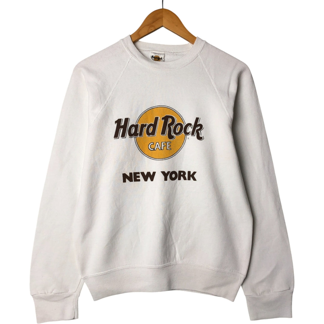 Vintage 90'S Hard Rock Cafe Advertising Sweatshirt, Made in USA, Men's Size Medium cotton white type Vintage Second Hand