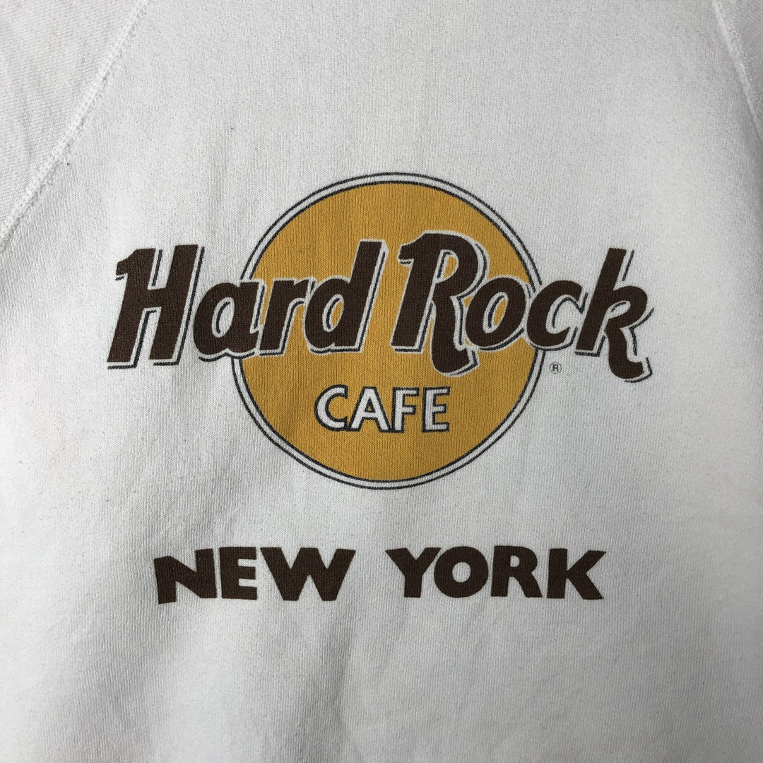 Vintage 90'S Hard Rock Cafe Advertising Sweatshirt, Made in USA, Men's Size Medium cotton white type Vintage Second Hand