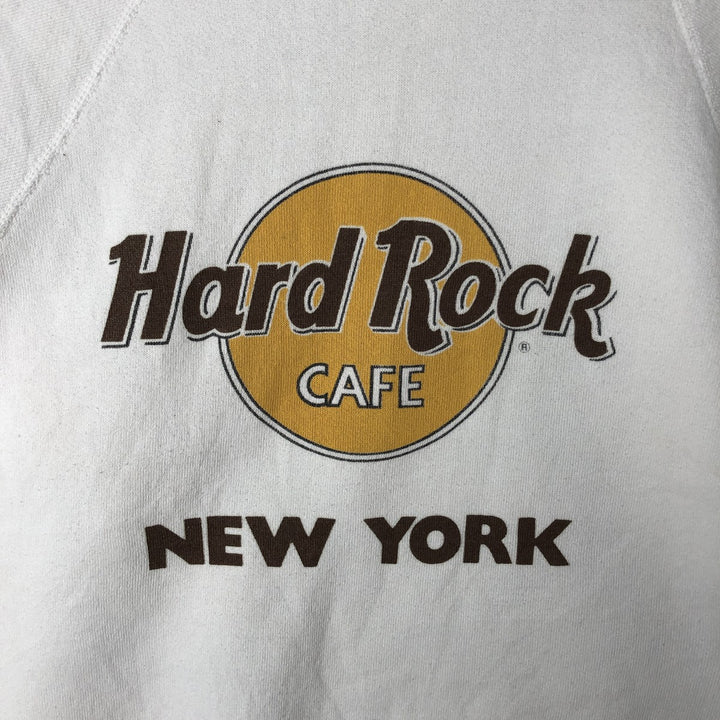 Vintage 90'S Hard Rock Cafe Advertising Sweatshirt, Made in USA, Men's Size Medium cotton white type Vintage Second Hand