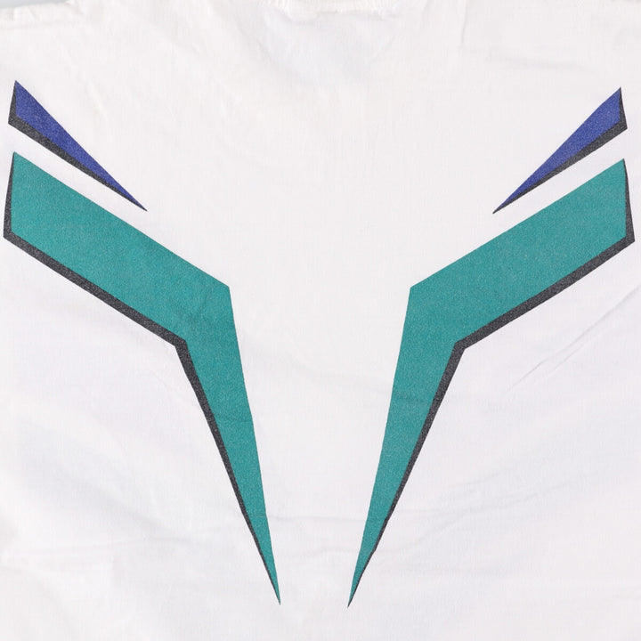 Adidas logo print T-shirt, men's XL size cotton white type Vintage Second Hand